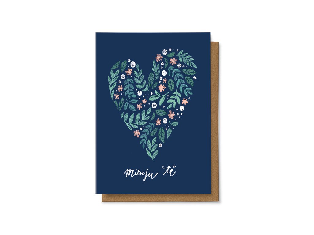Dárková obálka – Miluju tě