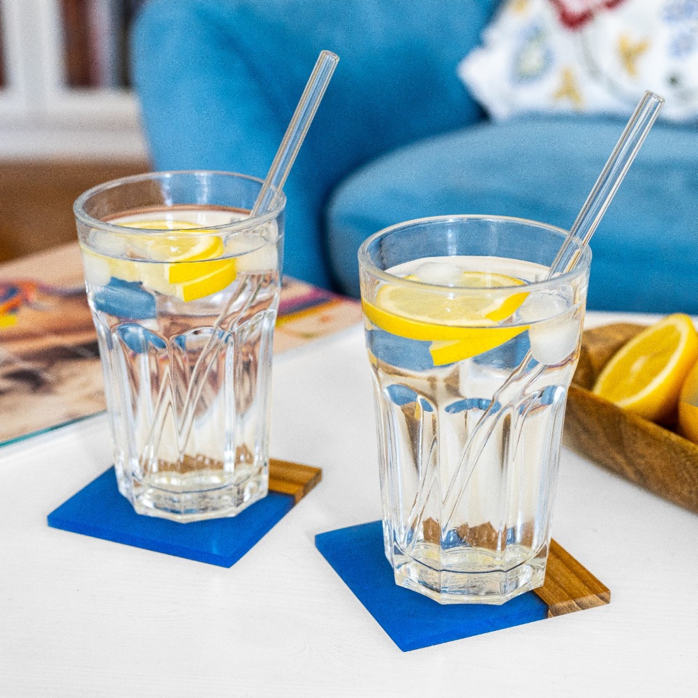 Výroba podtácků ze dřeva a epoxidu