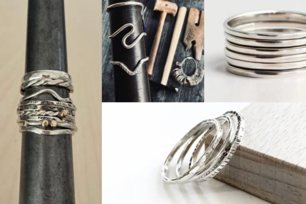 Navrhni a vyrob si sadu stříbrných prstýnků