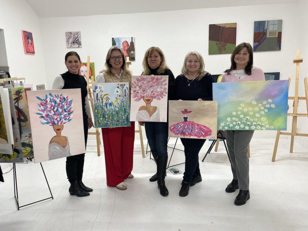 Malování obrazu na plátno pro začátečníky i mírně pokročilé