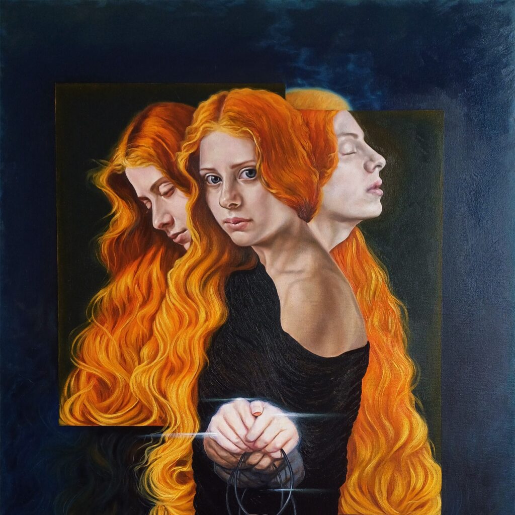 Dvoudenní portrét v olejomalbě