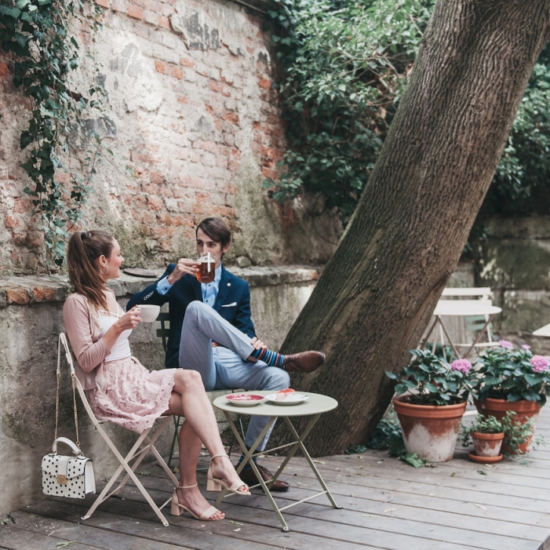 Miss Sophie's v Olomouci ubytování - zahrádka